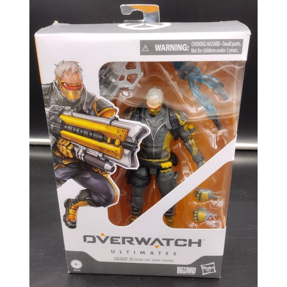 Hasbro Overwatch Ultimates Soldier 76 Golden Skin Action Figure Blizzard NEW